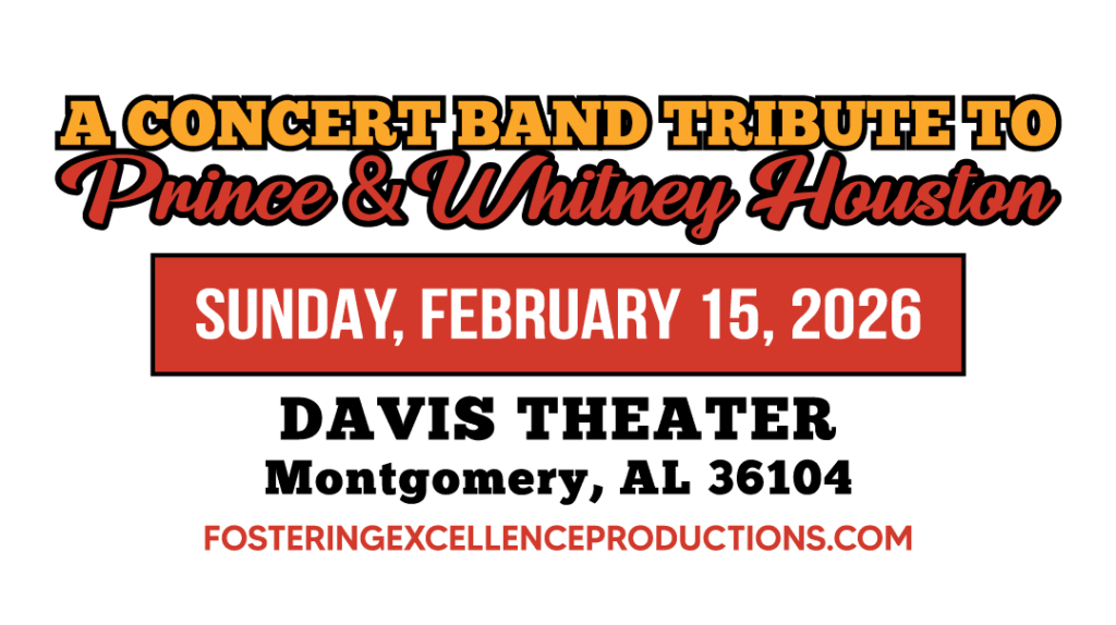 Concert Band Tribute to Prince & Whitney Houston: Post Valentine's Day Performance a concert band tribute to prince whitney houston png logo