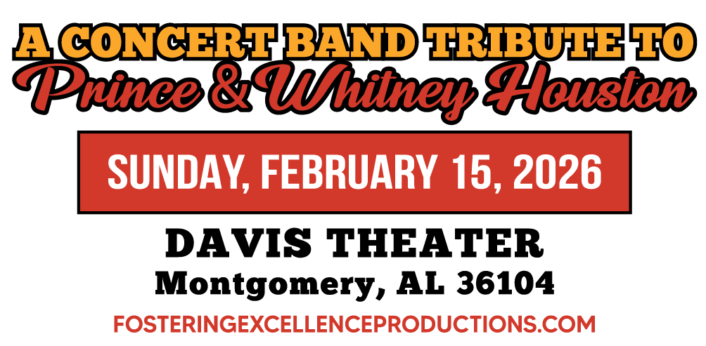 a concert band tribute to prince whitney houston png logo